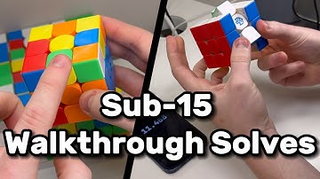 Sub 15 3x3 Example/Walkthrough Solves