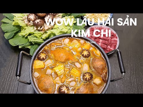 Cách Nấu Lẩu Hải Sản Kim Chi