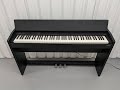 Roland f130r compact digital piano in satin black finish stock number 24006