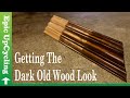 Getting a Dark Old Wood Look Using Wax and Spirit Dye.