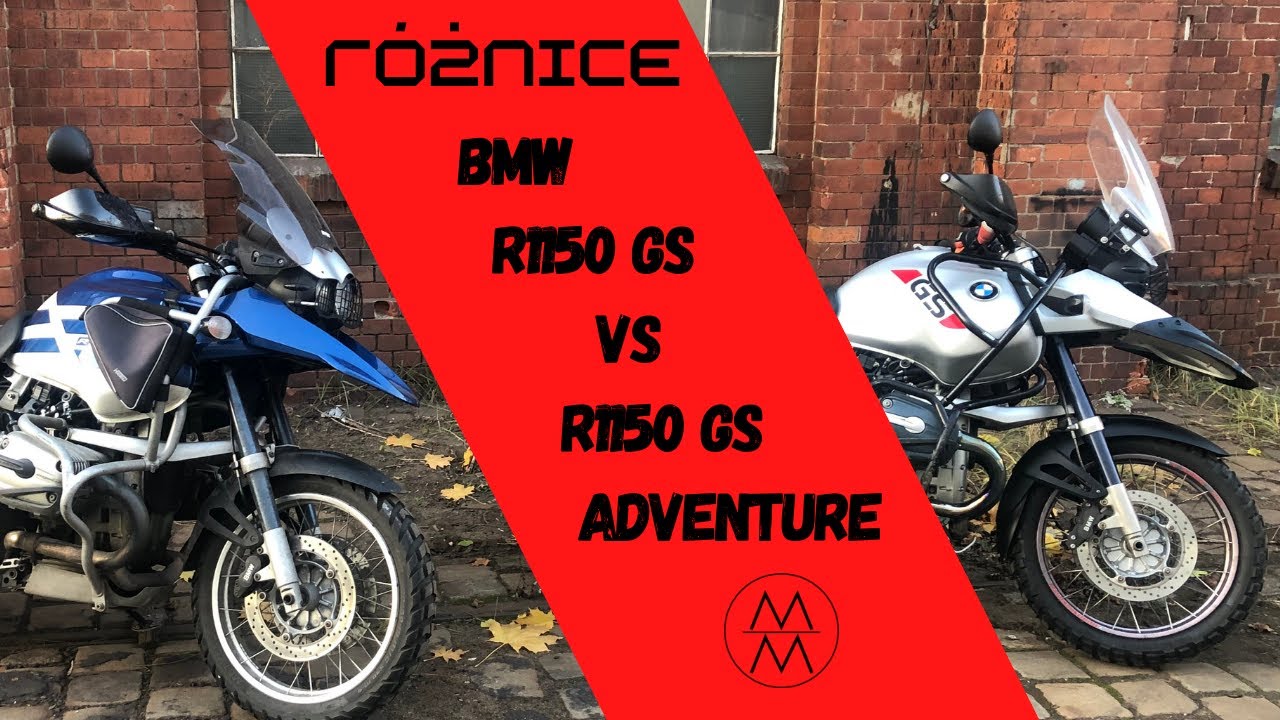 BMW r1150 Gs i r1150 Gs Adventure to różne motocykle