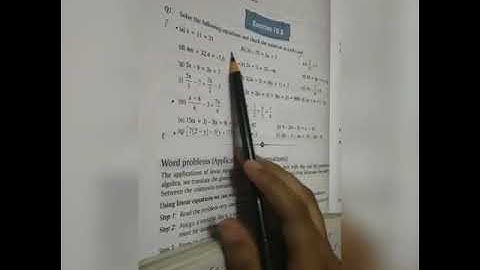 Class 6 Mathematics Ex 10.2 Linear equation in one variable Part 2 (17 Oct