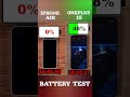iPhone Air vs OnePlus 15 Battery Test 🔋🔥 #iphone #oneplus