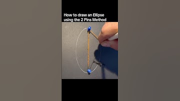 How to draw an Ellipse using the 2 Pins Method