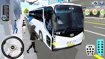 New Kia Express Bus vs Bullet Train 3D Driving Class Best Android ios Bus Game 2025
