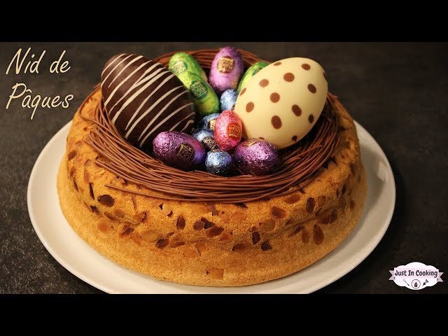 Gâteau surprise aux oeufs de Pâques et confiture - Dessert