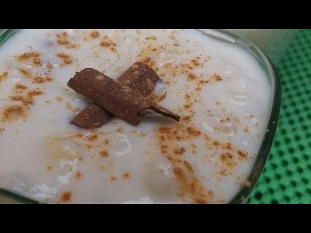 CANJICA COM LEITE CONDENSADO E CREME DE LEITE