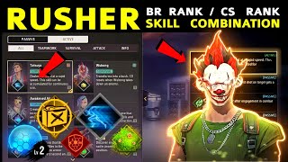 TOP 5 (Rusher) Skill Combination- Best character combination for cs rank- Character combination 2024