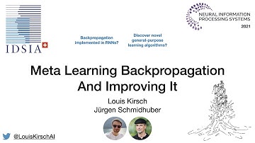 Meta Learning Backpropagation And Improving It (NeurIPS 2021)