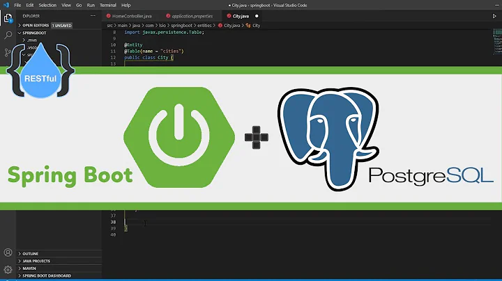 Spring Boot Restful + PostgreSQL + Spring JPA Hibernate - Part 1