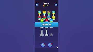 Nut Sort Level 23 and 24 #puzzle