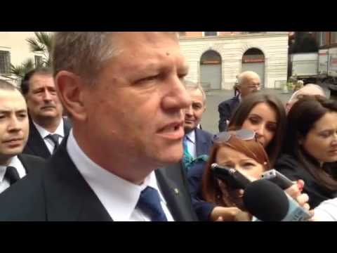 Stiripesurse Ro Iohannis Declaratii In Italia 16 Mai 2015 Youtube