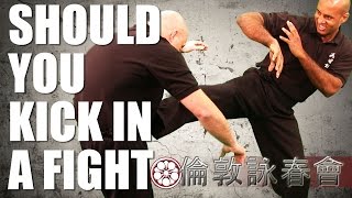 Should You Kick in a Fight? | How to kick safely in Self Defence | Wing Chun Techniques screenshot 3
