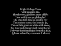 Bright college years yale alma mater words lyrics dear old yale sing along song die wacht am rhein