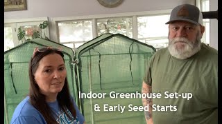 Indoor Greenhouse Setup & Early Seed Starts