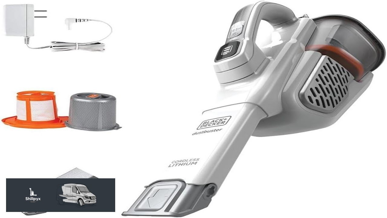 BLACK+DECKER Dust Buster Hand Held Vacuum Cordless Rechargeable Portable Vacuum for Car