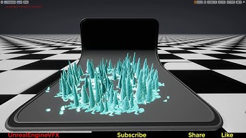 Ice Attack Effect | Unreal Engine Niagara | UE4 Niagara