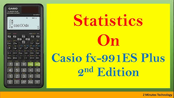 Statistics on 991ES Plus - 2nd Edition [2020]