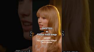 S-W-I-F-T-I-E-S as Taylor Swift songs | #taylorswift #shorts