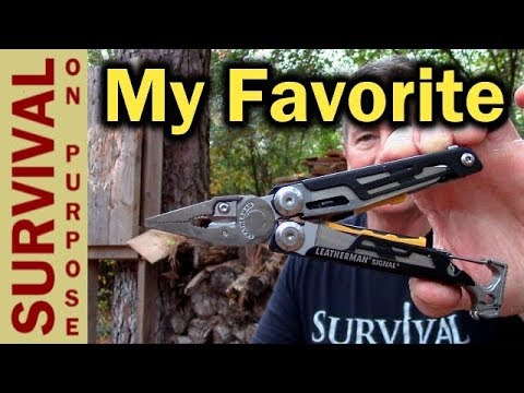 Noob Survival Test With The Leatherman Signal