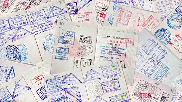 International Passport Travel Stamps