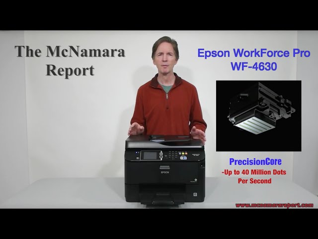 Fradrage otte Omvendt Epson WorkForce Pro WF-4630 Four-in-One Printer Review - YouTube