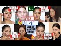 Trying pakistani celebrities viral makeup hacks  youthful blush hairspray eyebrows what  more