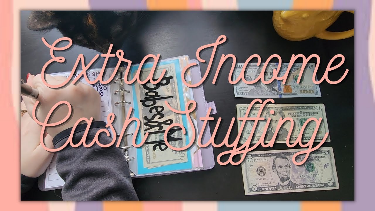 Stuffing My Extra Income for February - YouTube