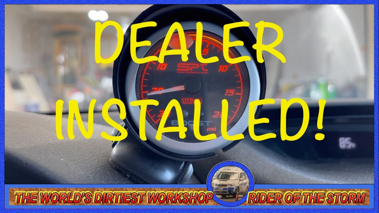 SPT Subaru Dealer Installed Boost Gauges For Your Performance Forester