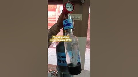 Soda maker checking video serial number 1998
