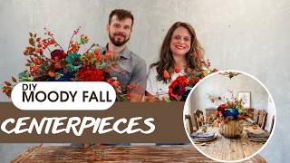 Small vs. Large Moody Fall Centerpieces! 🍂 Easy DIY Autumn Floral Tutorial (2026)