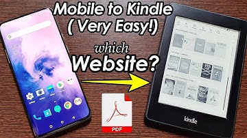 How To Send PDF Files from Mobile to Kindle without PC | Auto Convert Method (via EMAIL) HINDI