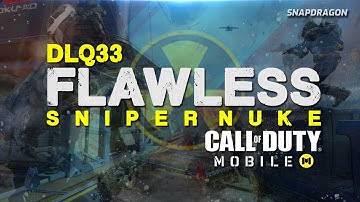 CALL OF DUTY MOBILE - DLQ33 FLAWLESS SNIPER  NUKE (DOMINATION GAMEPLAY)