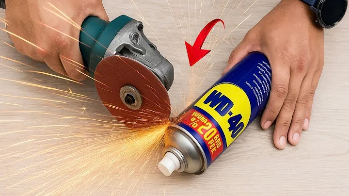 Millions of people don't know this secret Cut WD 40 bottle  Every house needs this but no one does😱
