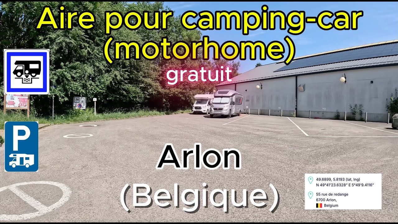 aire camping car Arlon