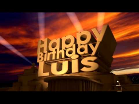 Happy birthday Luis 