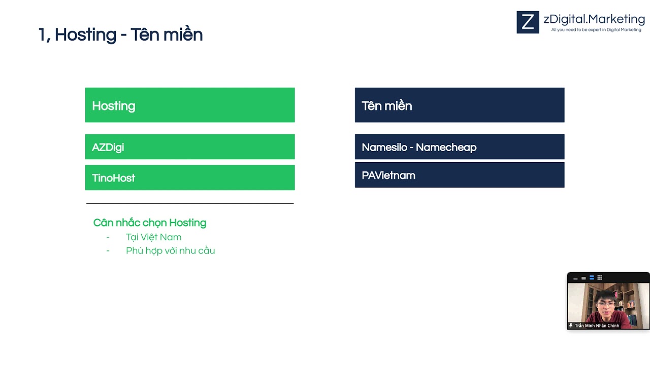 Module 5': Website – (Phần 2) – Hosting và tên miền – Trần Minh Nhân Chính | Tổng quát các kiến thức liên quan đến dung lượng hosting là gì chi tiết nhất
