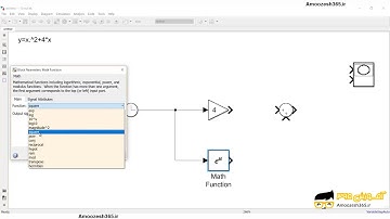 نمایشگرمتغیرهای وابسته به یکدیگر (بلوک XY Plot) در نوار ابزار سیمولینک نرم افزار متلب MATLAB