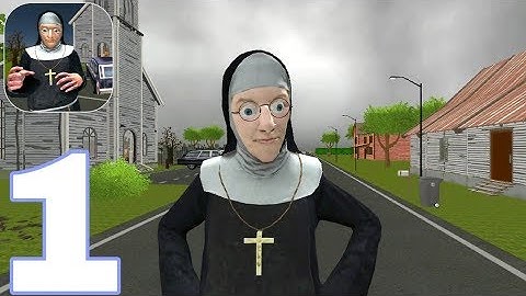 Nun Neighbor Escape From Evil - Level 1 Gameplay Walkthrough PART 1 (iOS, Android)