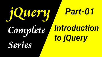 jQuery Tutorial for beginners in Hindi | Introduction to jQuery (Part-01) | CSEtutorials