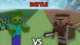 Zombies Vs Villagers | Who Will Win