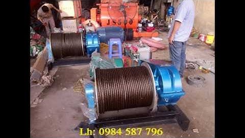 Tời kéo mặt đất nhiều tốc độ FENGXI JM10 (tải trọng 10 tấn tốc độ 9 m