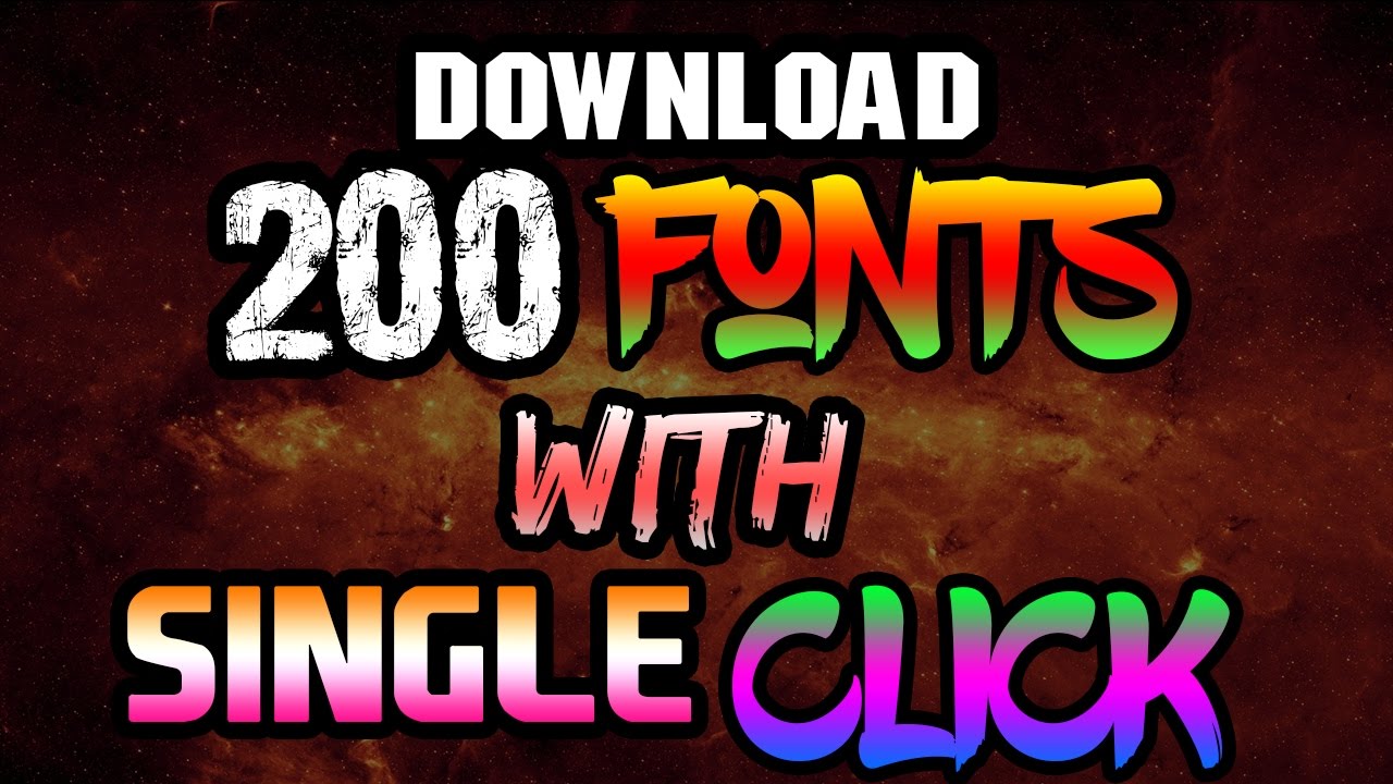 How To Download Fonts For Photoshop Cs6 Youtube