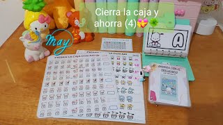 CIERRA LA CAJA Y AHORRA 4° y Ahorra con el abecedario 💰🌸💖💌🍀