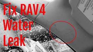 2019+ Toyota RAV4 'A pillar' water leak from roof rack fix