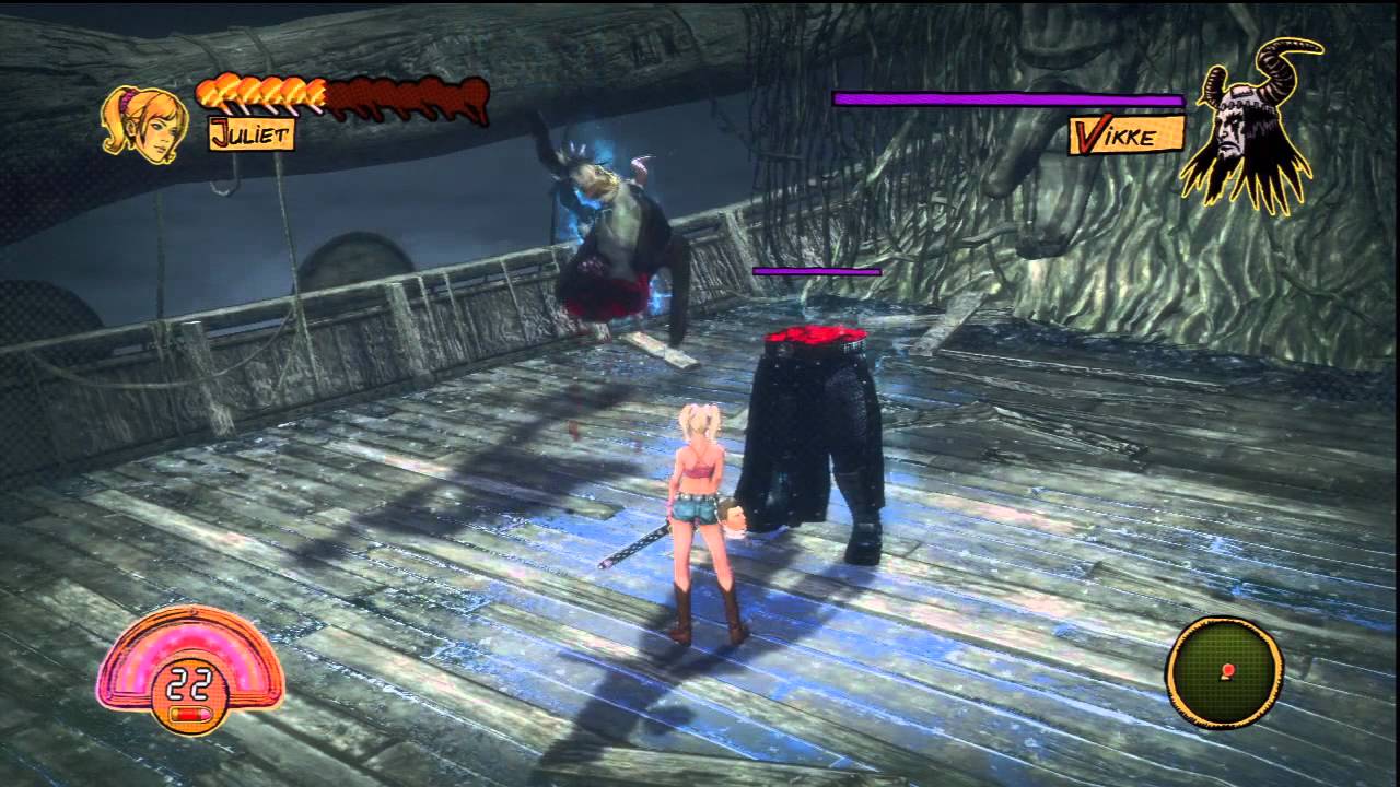 Lollipop Chainsaw Gameplay ITA 2 Boss Battle "Vikke" COMMENTATO in