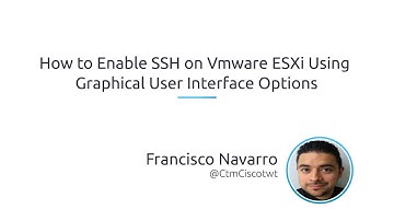 How To Enable Secure Shell (SSH) On VMware ESXi