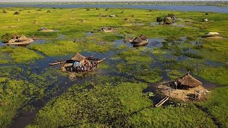 Как выживают люди, дома которых стоят посреди самого большого болота Африки!