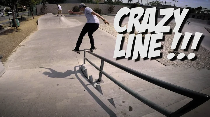 RENE SERRANO - INSANE LINE AT MCBRIDE SKATEPARK !!!