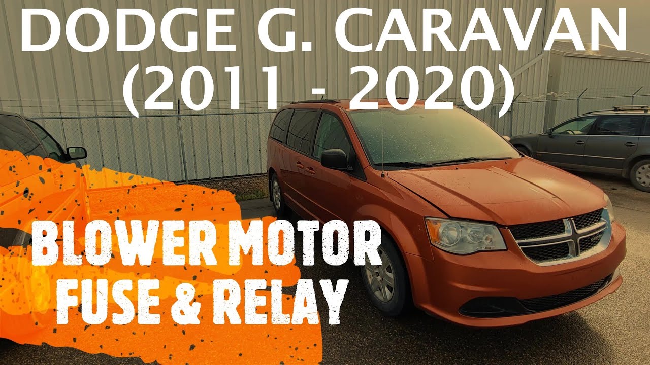 Dodge Grand Caravan - HVAC Blower Motor Fuses & Relay Location (2011